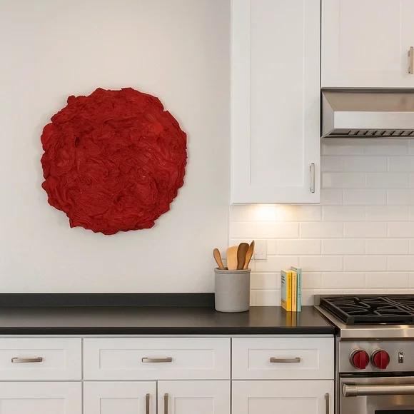 Handmade Red Velvet Artistic Wall Cookie
